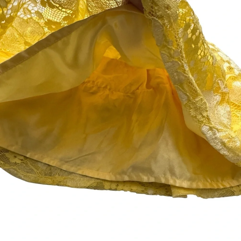 The Children’s Place Yellow Lace Dress Sleeveless Baby Girl 9–12M